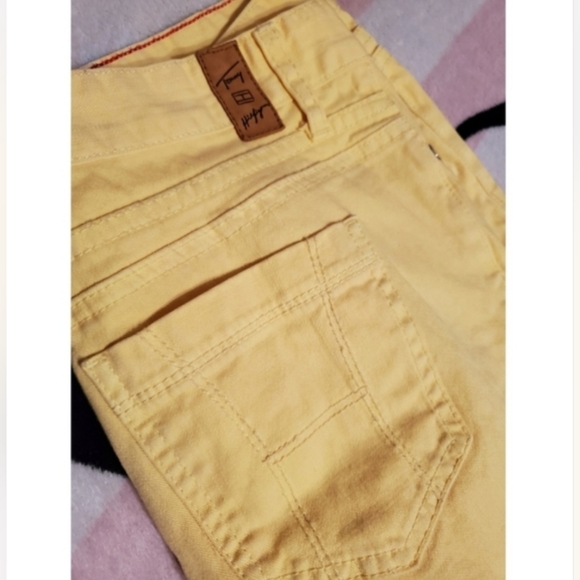 Tommy Hilfiger Yellow Hipster Boot Pants/Jeans size 10P - Picture 7 of 11